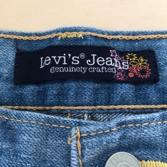 Levi’s Jeans Genuinely Crafted Light Blue Denim Shorts - Picture 3 of 8
